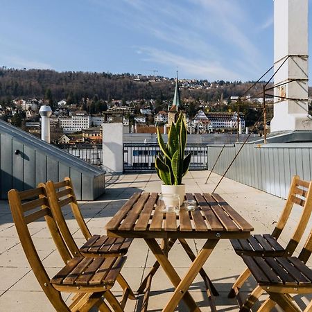 Eigene Wohnung Im Stadtzentrum Mit Wunderschoener Dachterrasse Биль Экстерьер фото